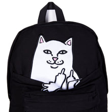 Load image into Gallery viewer, Lord Nermal Velcro Hands Backpack (Black)
